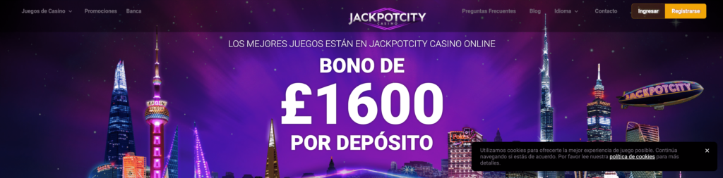Código Promocional Jackpot City Argentina
