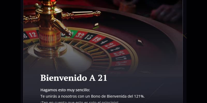 bono de bienvenida 21casino 